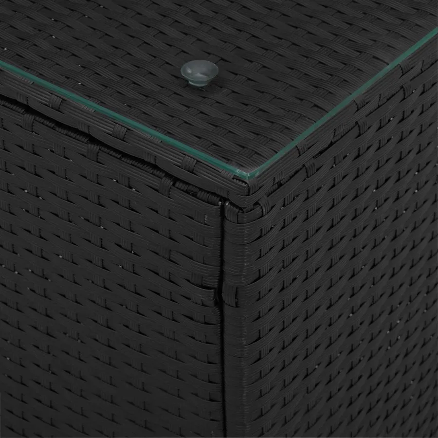 Table d'appoint Noir polyrotin - 5