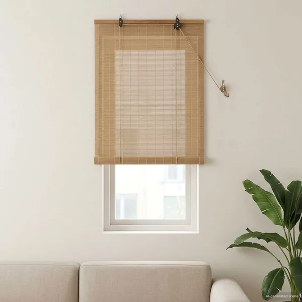 Store enrouleur Marron 70 x 160 cm Bambou