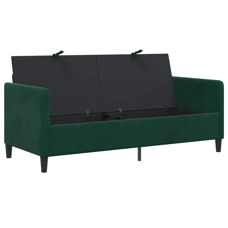 Sofa avec rangement Vert foncé 172 x 78 x 87 cm Polyester - 4