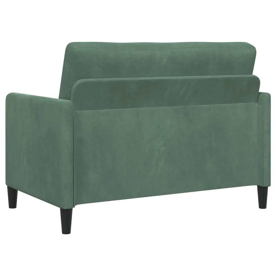 Sofa avec rangement Vert Mer 122 x 78 x 87 cm Polyester - 5