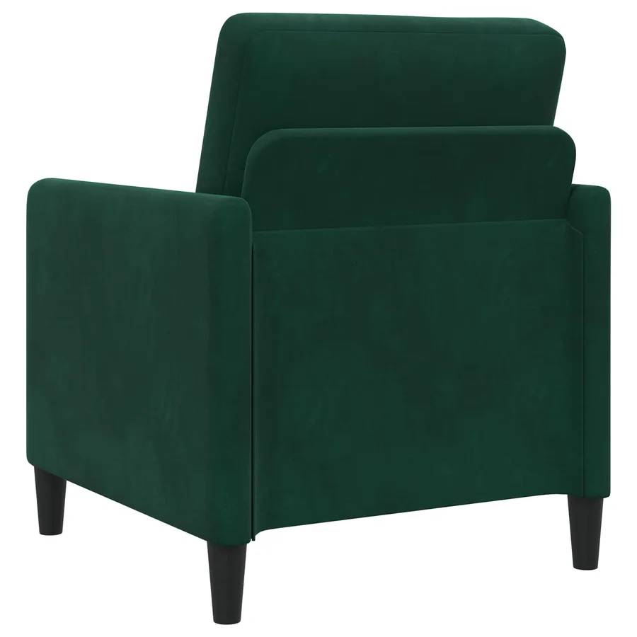 Sofa avec rangement Vert foncé 72 x 78 x 87 cm Polyester - 6