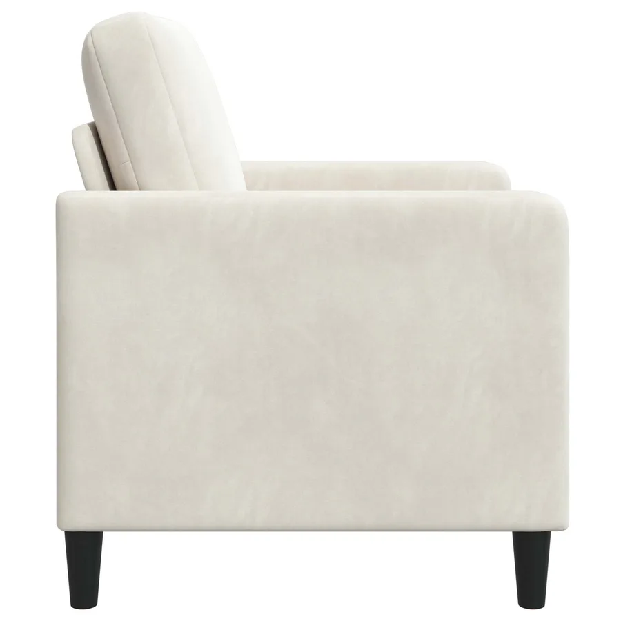 Sofa avec rangement Crème 72 x 78 x 87 cm Polyester - 5