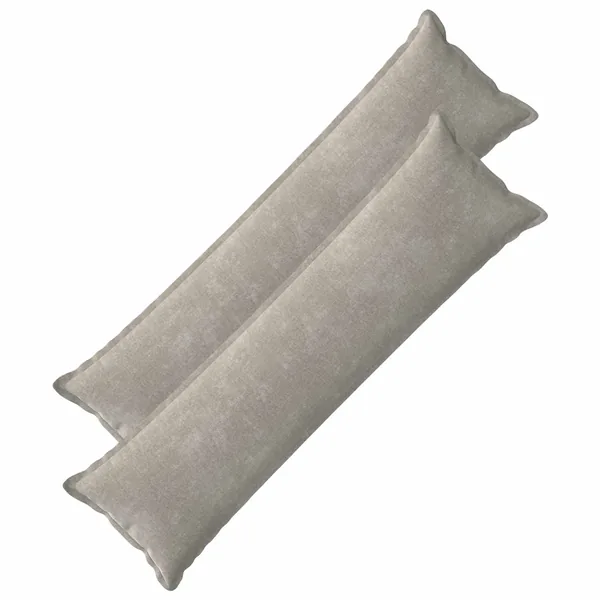 Housse de coussin 2 pcs HOUTEN Gris clair 40 x 145 cm