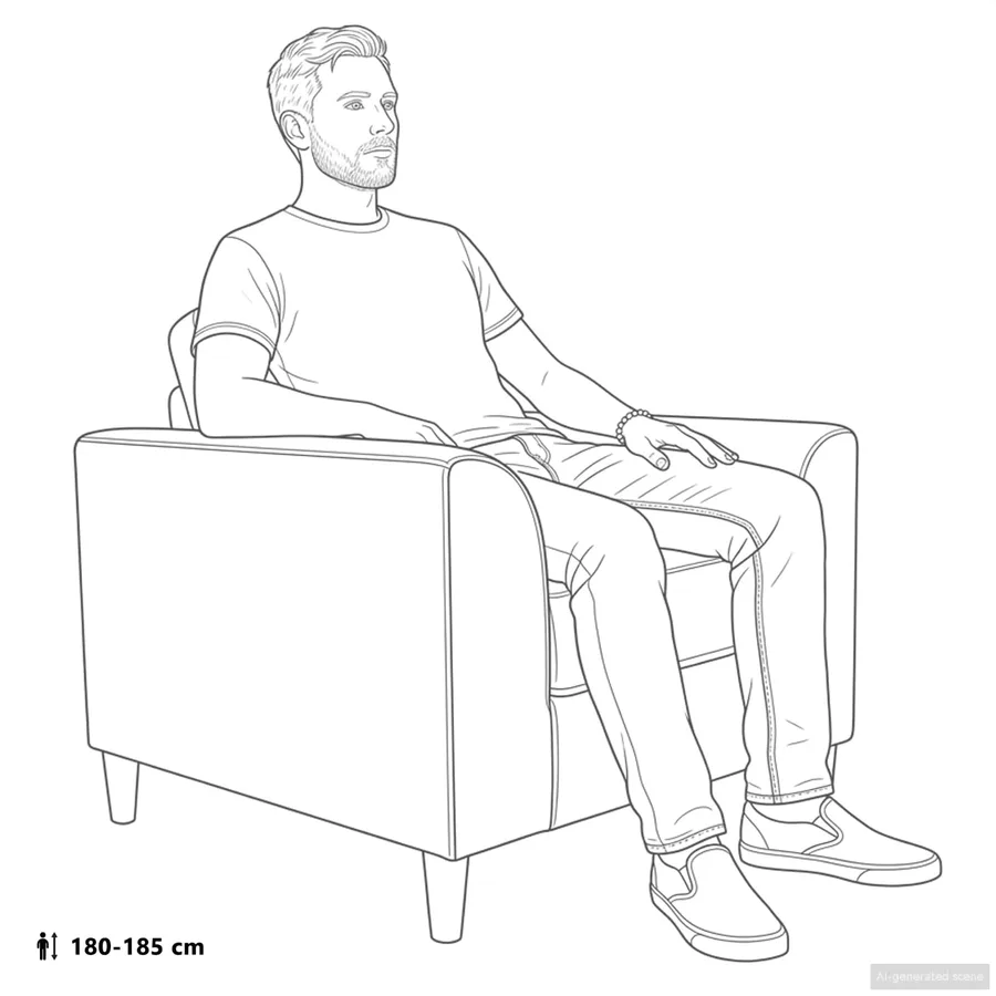 Fauteuil Jaune clair Tissu - 9