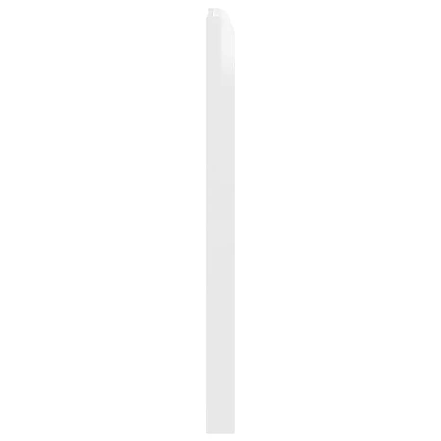 Tête de lit Blanc brillant Bois d'ingénierie - 5