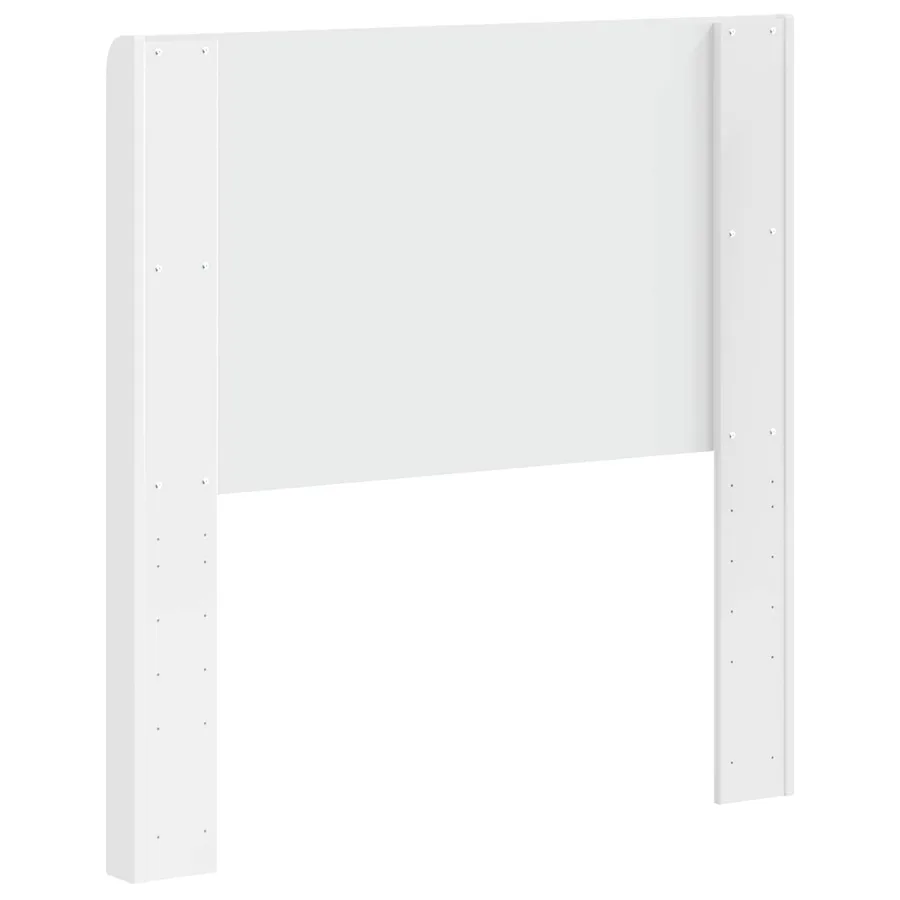 Tête de lit Blanc brillant Bois d'ingénierie - 6