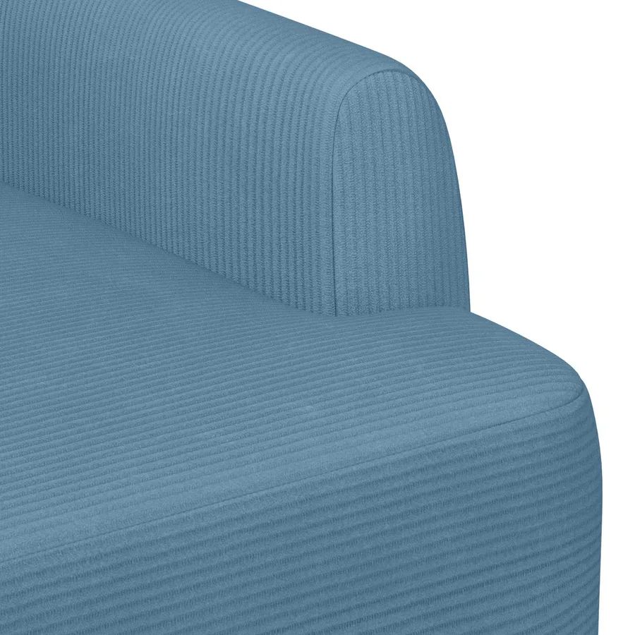 Canapé love seat avec capitonnage en boutons Bleu - 6