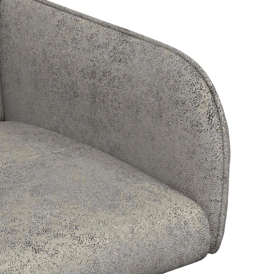 Chaises de salle à manger 2 pcs Simili daim Gris clair - 6