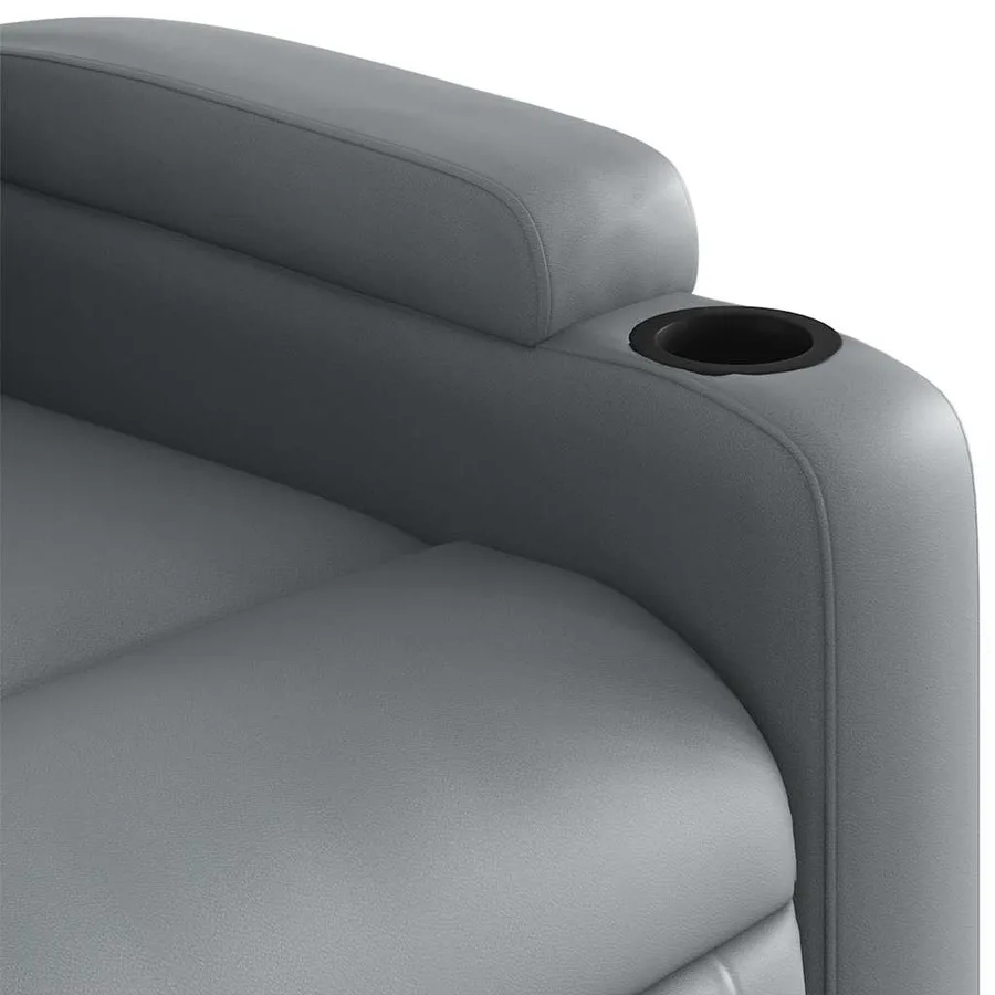 Fauteuil inclinable Gris Similicuir - 11
