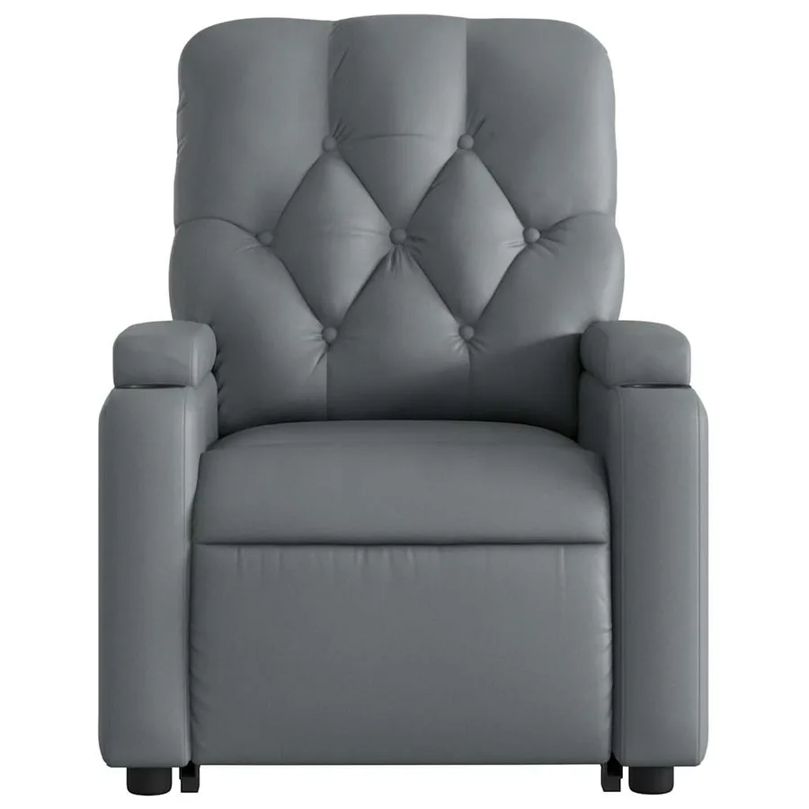 Fauteuil inclinable Gris Similicuir - 9