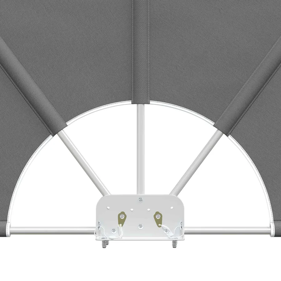 Écran de confidentialité pour balcon 240 x 160 cm Polyester - 4