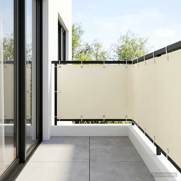 Écran de confidentialité pour balcon 1,2 x 15 m