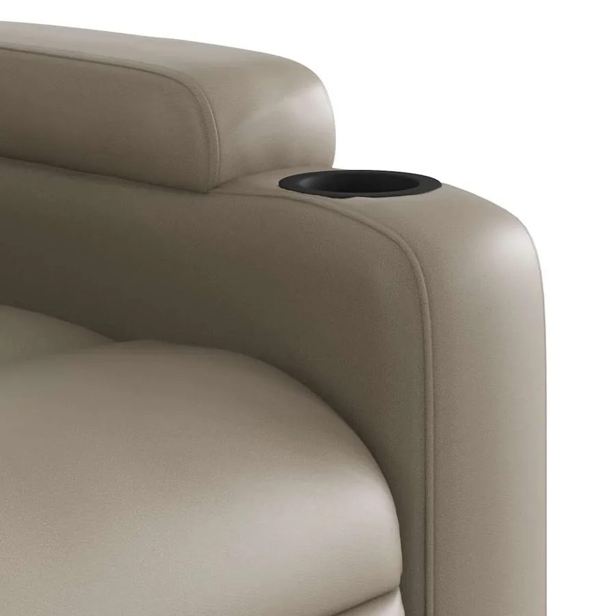 Fauteuil inclinable Cappuccino Similicuir - 11
