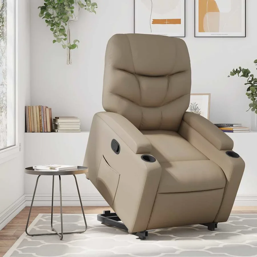 Fauteuil inclinable Cappuccino Similicuir - 15