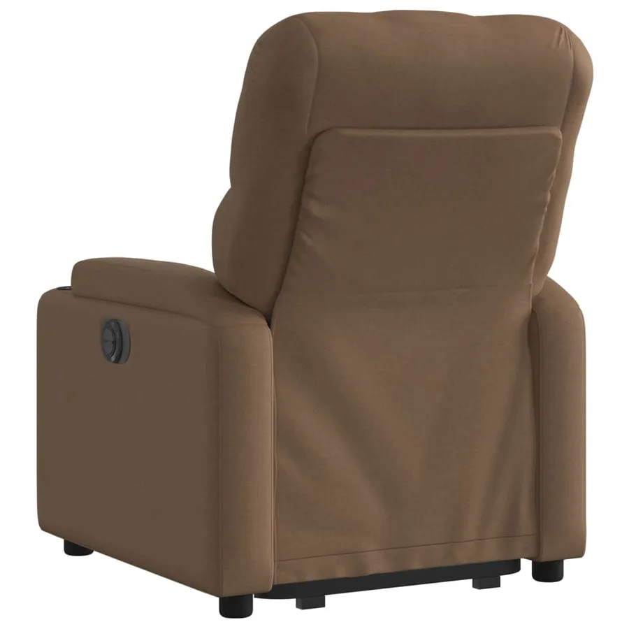 Fauteuil inclinable Marron Tissu - 5