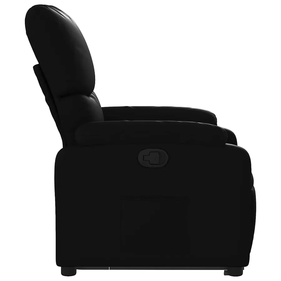 Fauteuil inclinable Noir Similicuir - 10