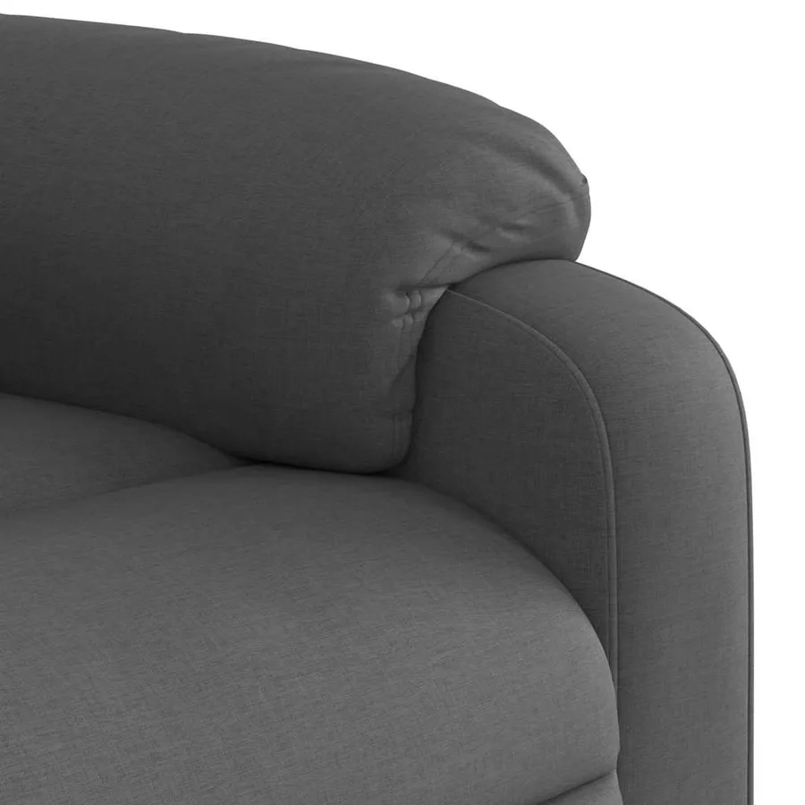 Fauteuil inclinable Gris foncé Tissu - 11