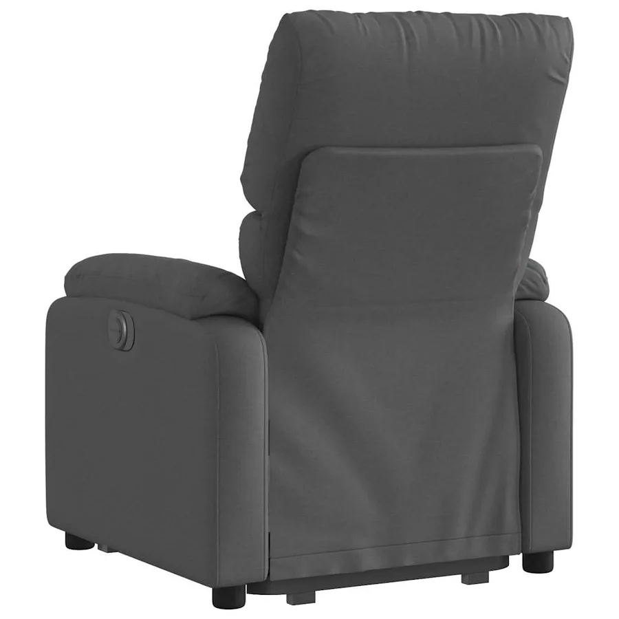 Fauteuil inclinable Gris foncé Tissu - 5