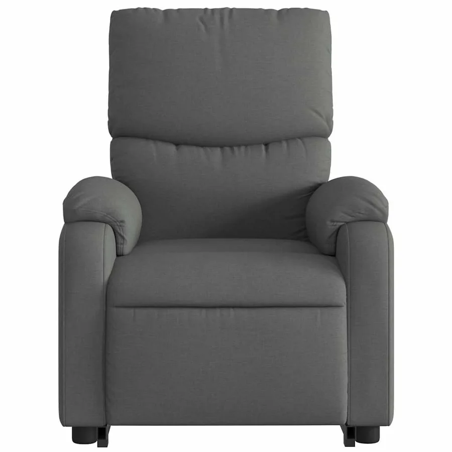 Fauteuil inclinable Gris foncé Tissu - 9