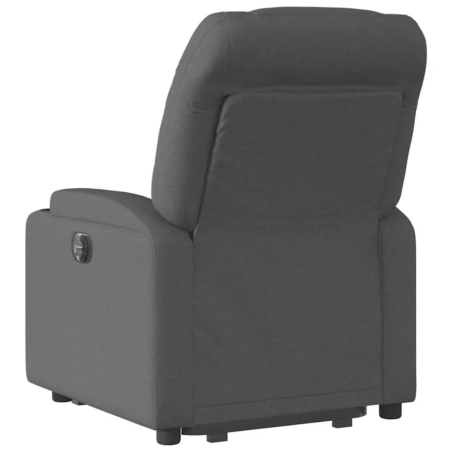 Fauteuil inclinable Gris foncé Tissu - 5