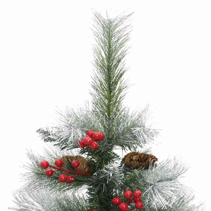 Sapin de Noël artificiel Vert et blanc 120 cm - 8