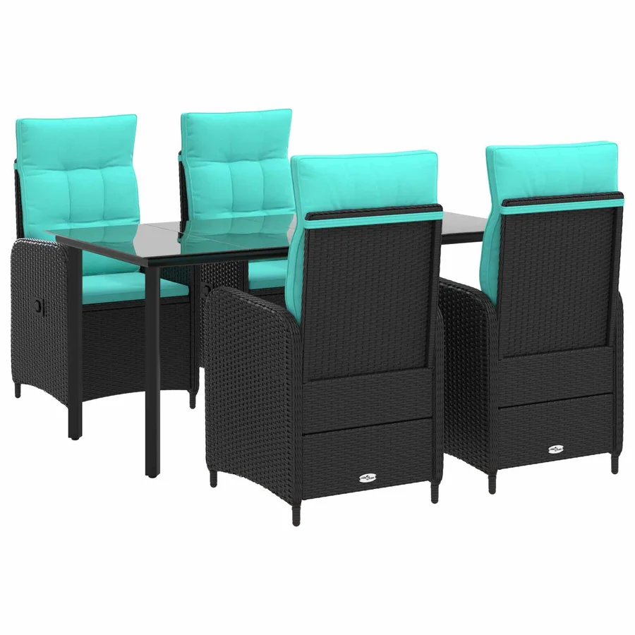 Ensemble de Tables Basses avec coussin avec oreiller 5 pcs - 2