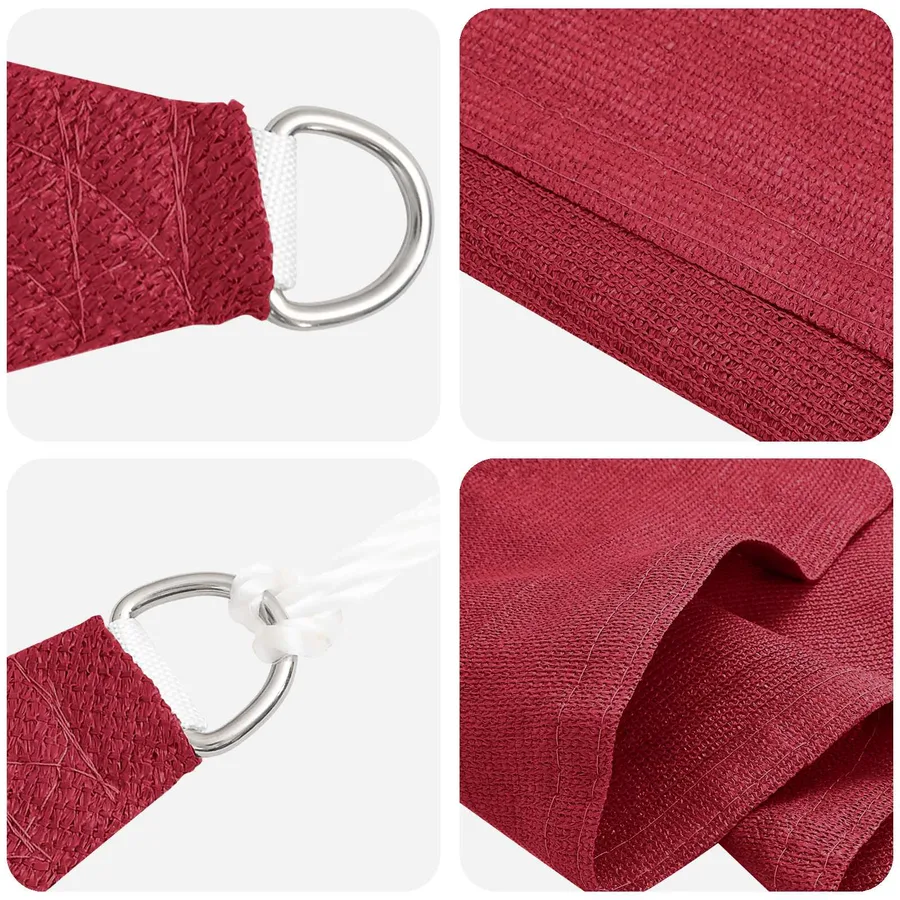 Voile d'ombre Rouge 2,5 x 6 m HDPE - 2