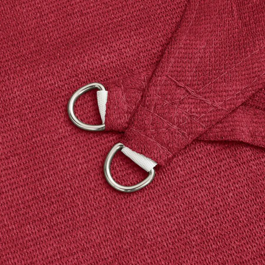 Voile d'ombre Rouge 2,5 x 6 m HDPE - 3