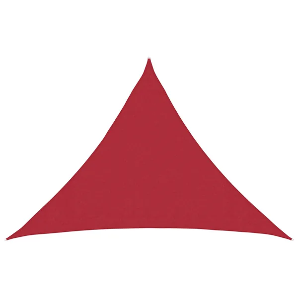 Voile d'ombre Rouge 7 x 5 x 5 m HDPE