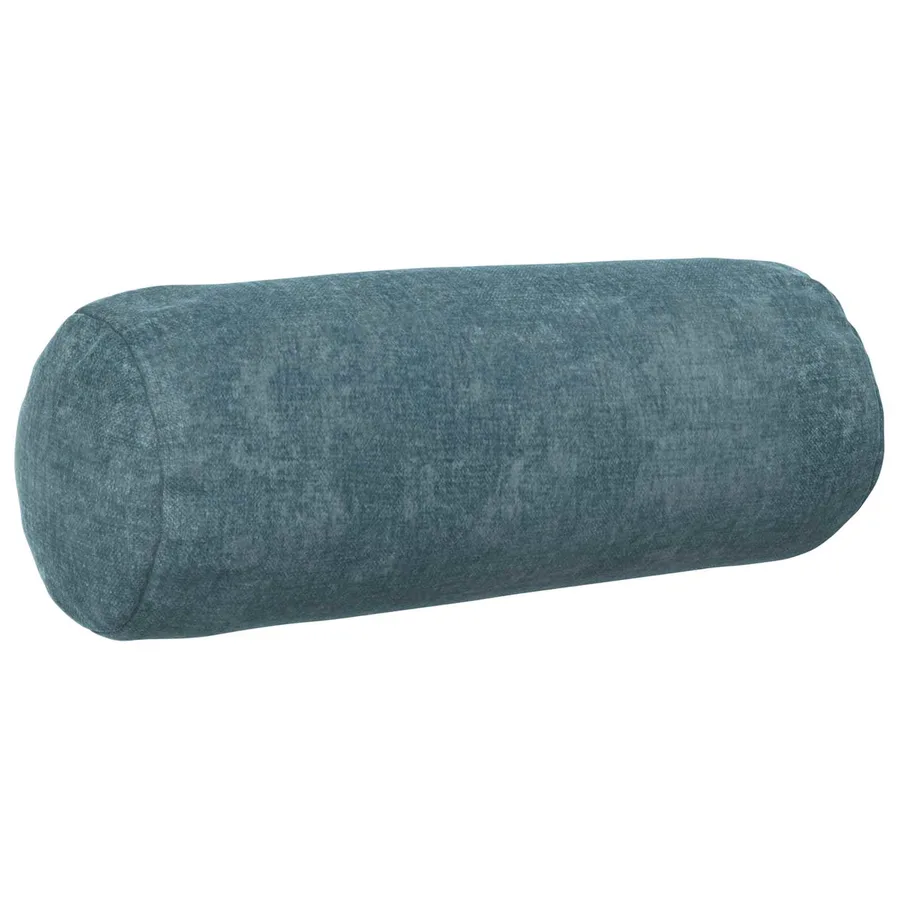 Housse de coussin 6 pcs HEERLEN Bleu Ø 15 x 40 cm - 2