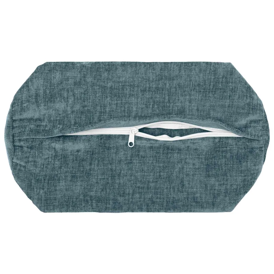 Housse de coussin 6 pcs HEERLEN Bleu Ø 15 x 40 cm - 4