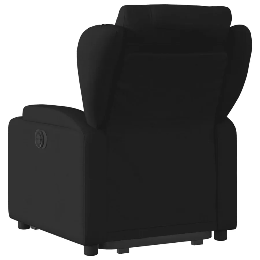 Fauteuil inclinable électrique noir tissu - 5