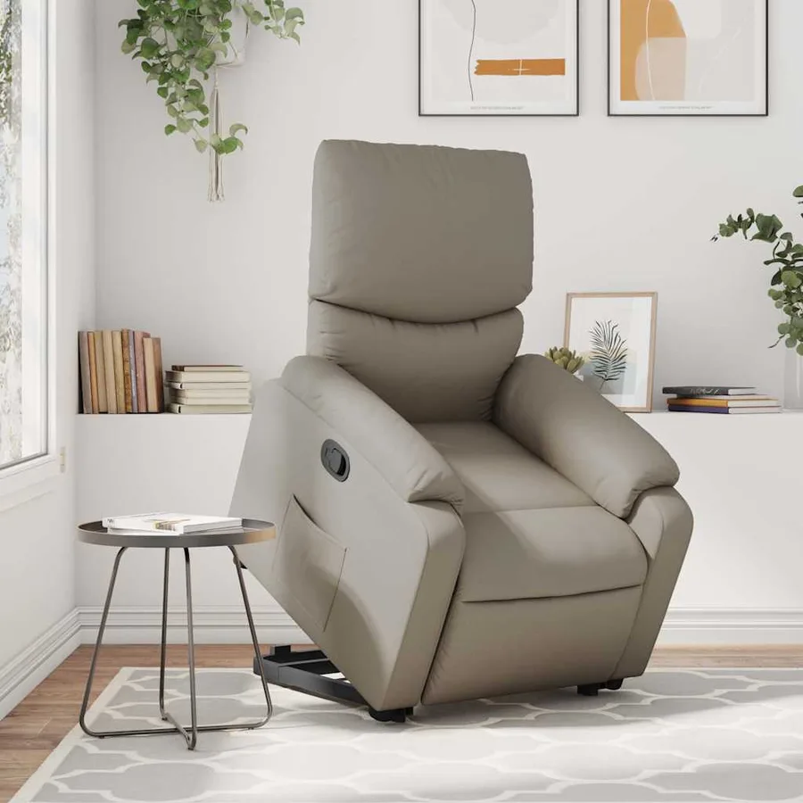 Fauteuil inclinable Cappuccino Similicuir - 15