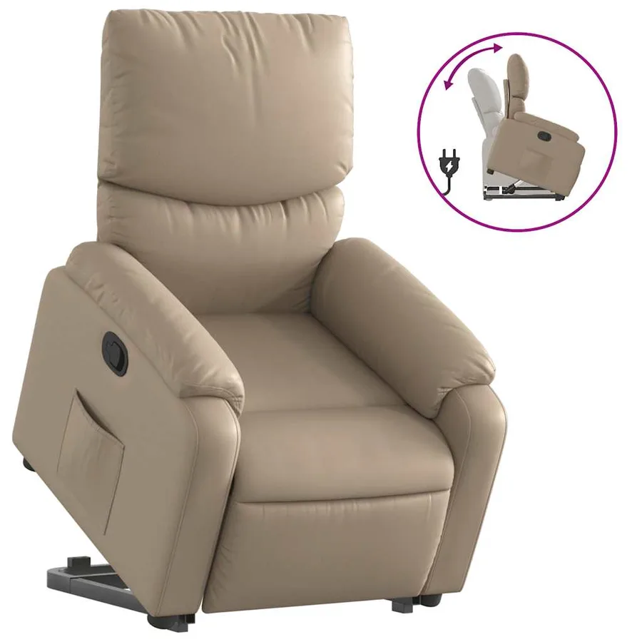 Fauteuil inclinable Cappuccino Similicuir - 2