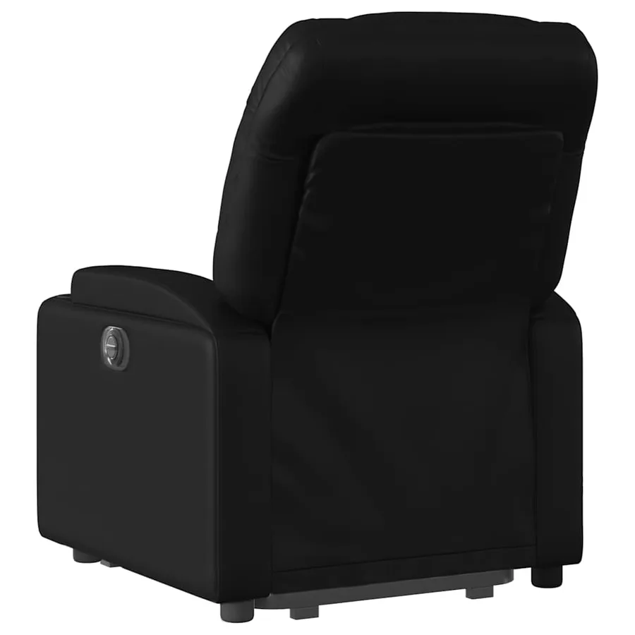 Fauteuil inclinable Noir Similicuir - 5
