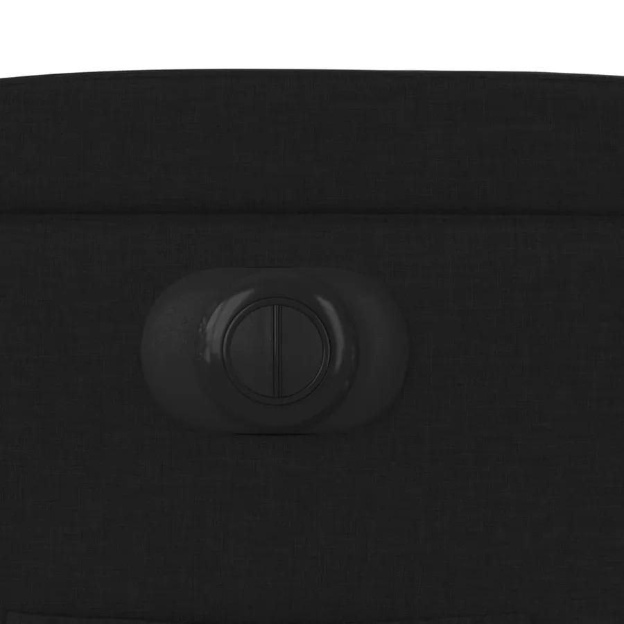Fauteuil inclinable électrique noir tissu - 13