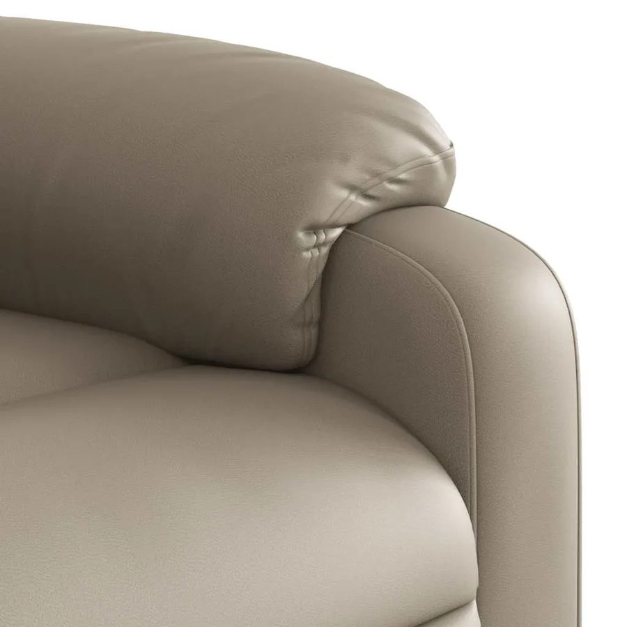 Fauteuil inclinable de massage Cappuccino Similicuir - 11