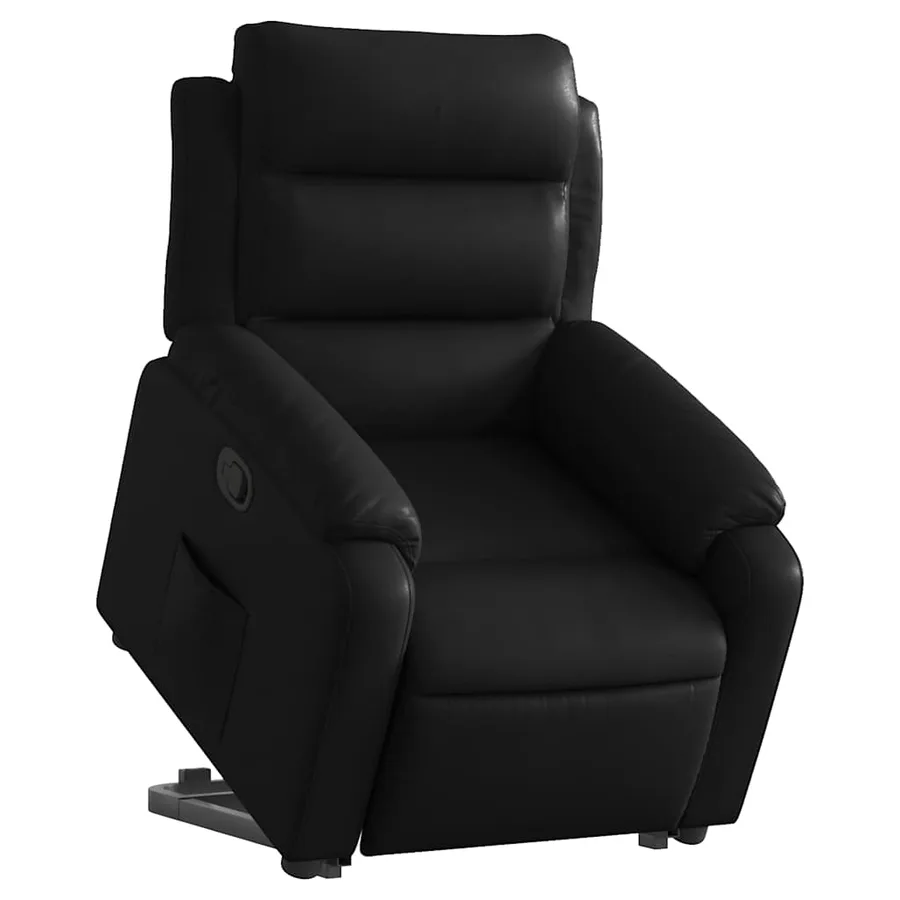 Fauteuil inclinable Noir Similicuir - 3