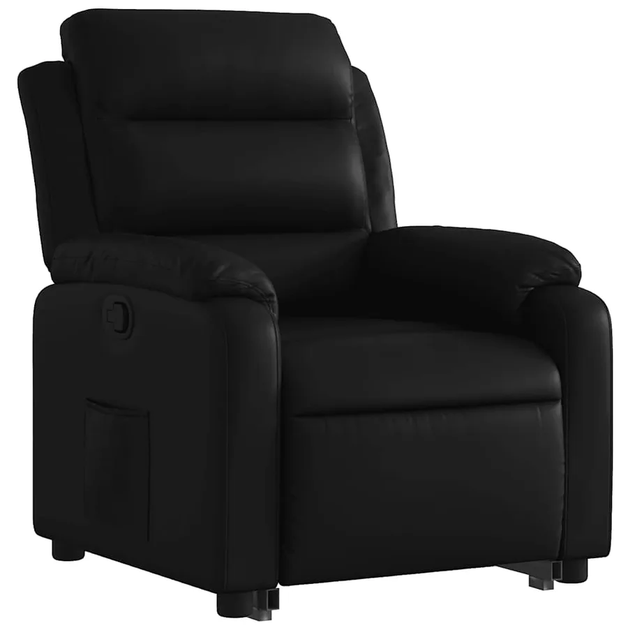 Fauteuil inclinable Noir Similicuir - 4