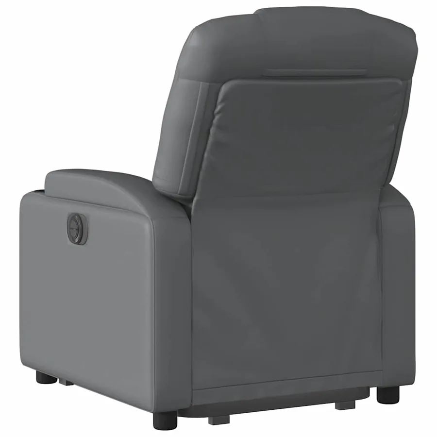Fauteuil inclinable Gris Similicuir - 5