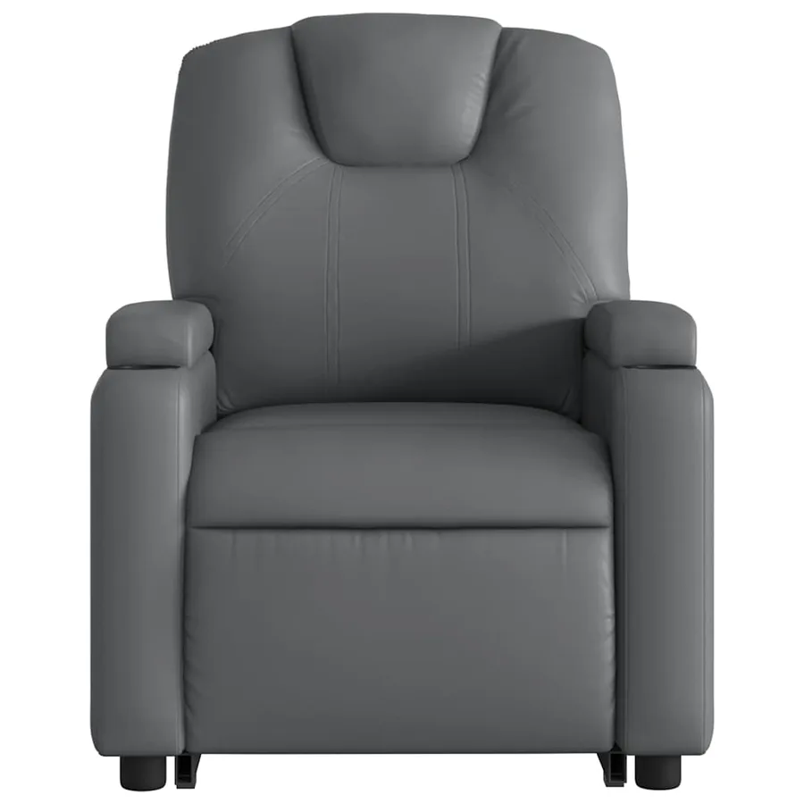 Fauteuil inclinable Gris Similicuir - 9