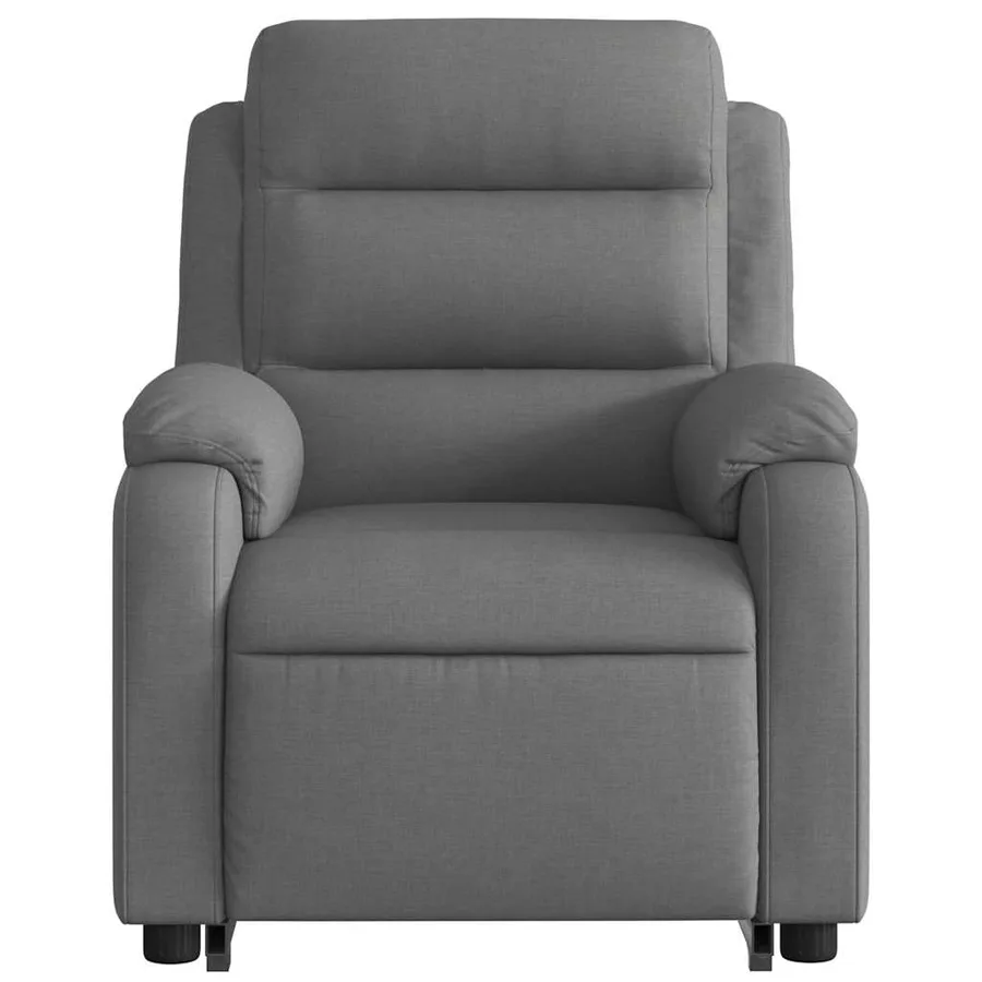 Fauteuil inclinable Gris foncé Tissu - 9