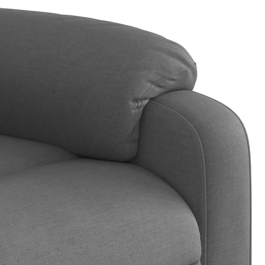 Fauteuil inclinable électrique Gris foncé Tissu - 11
