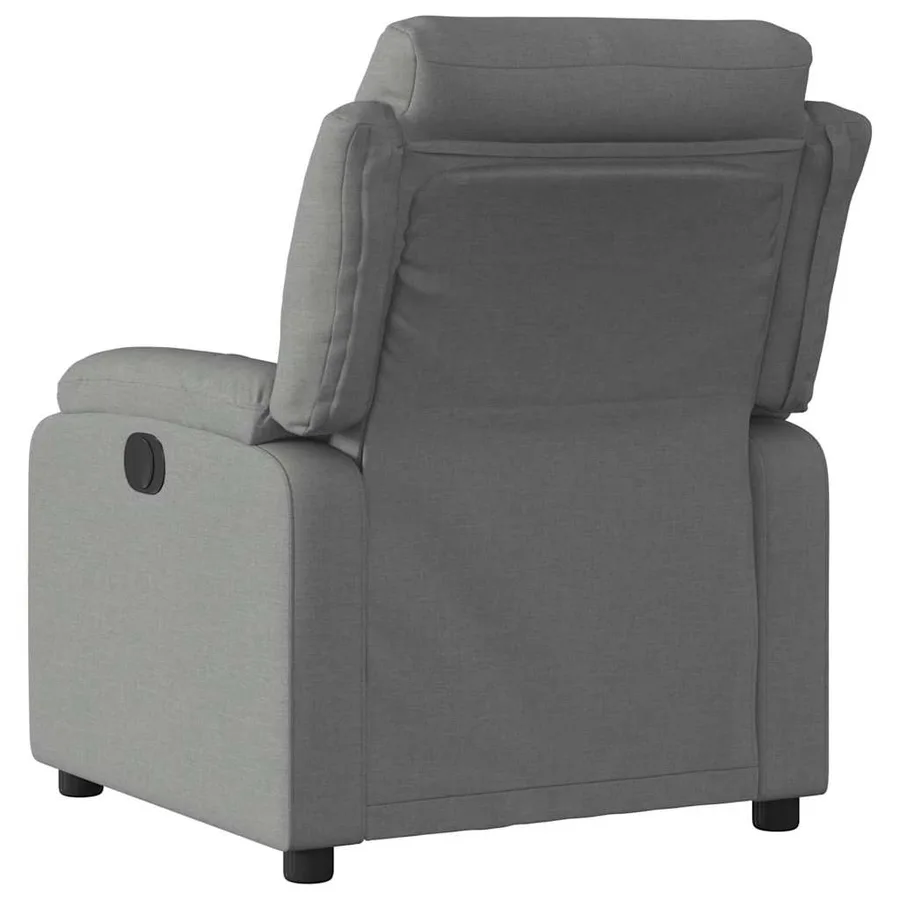 Fauteuil inclinable électrique Gris foncé Tissu - 5