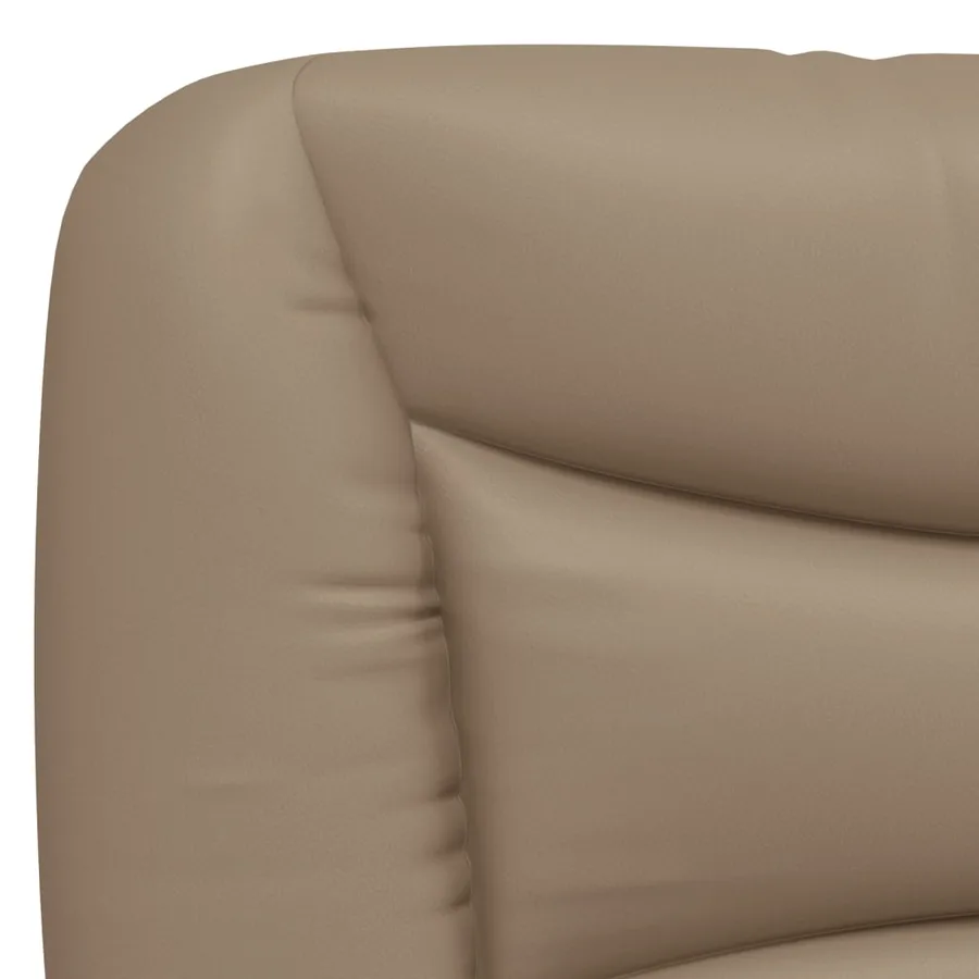 Lit avec matelas Hvar cappuccino 140x200 cm similicuir - 6