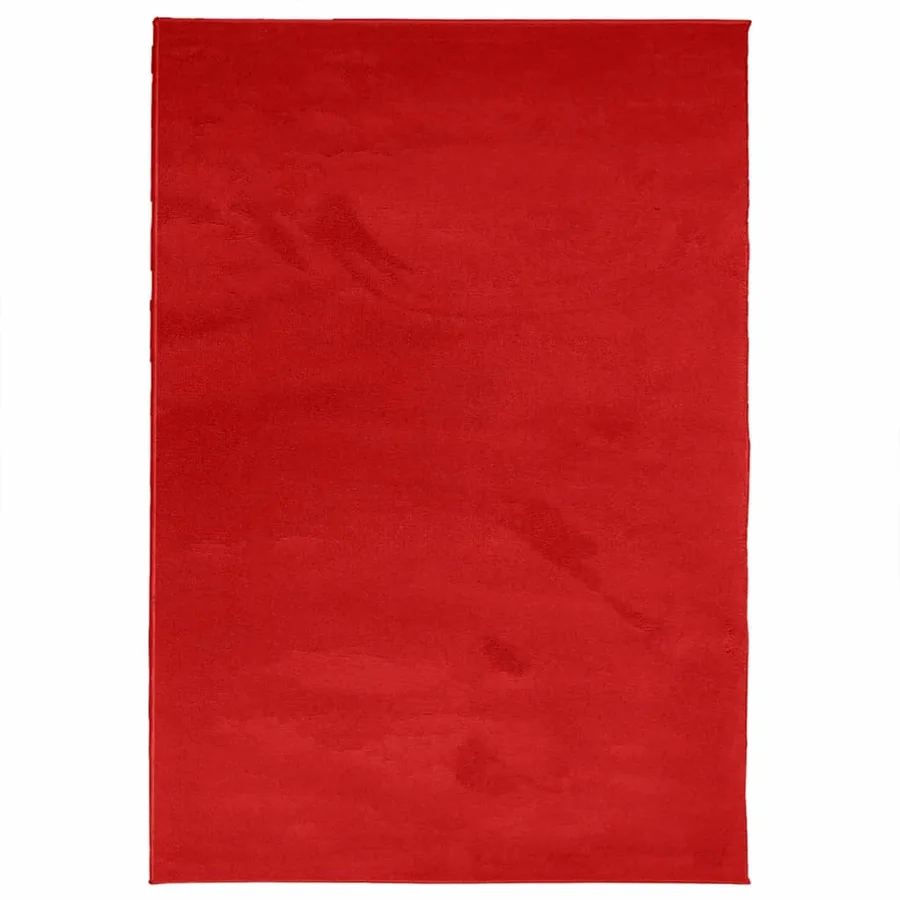 Tapis OVIEDO à poils courts rouge 200x280 cm - 2
