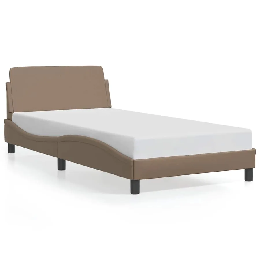 Cadre de lit Dover cappuccino 100x200 cm similicuir - 2