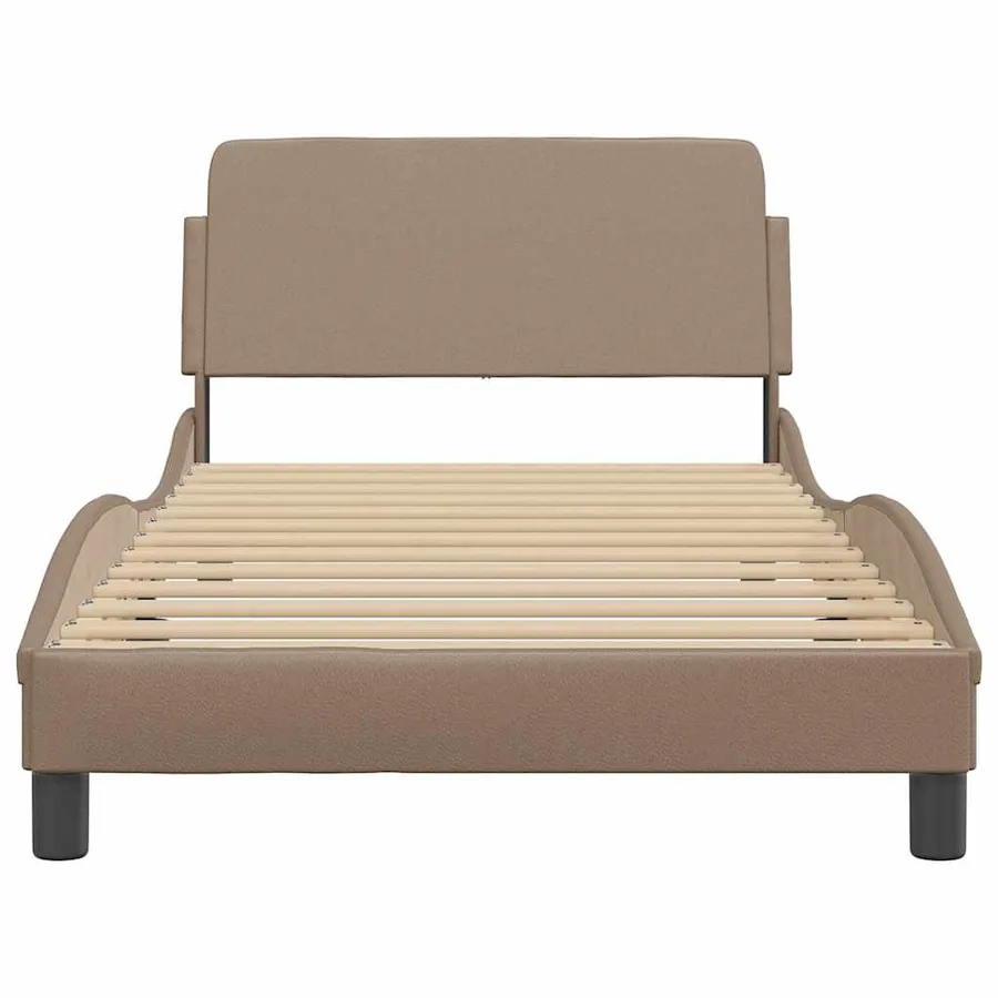 Cadre de lit Dover cappuccino 100x200 cm similicuir - 4