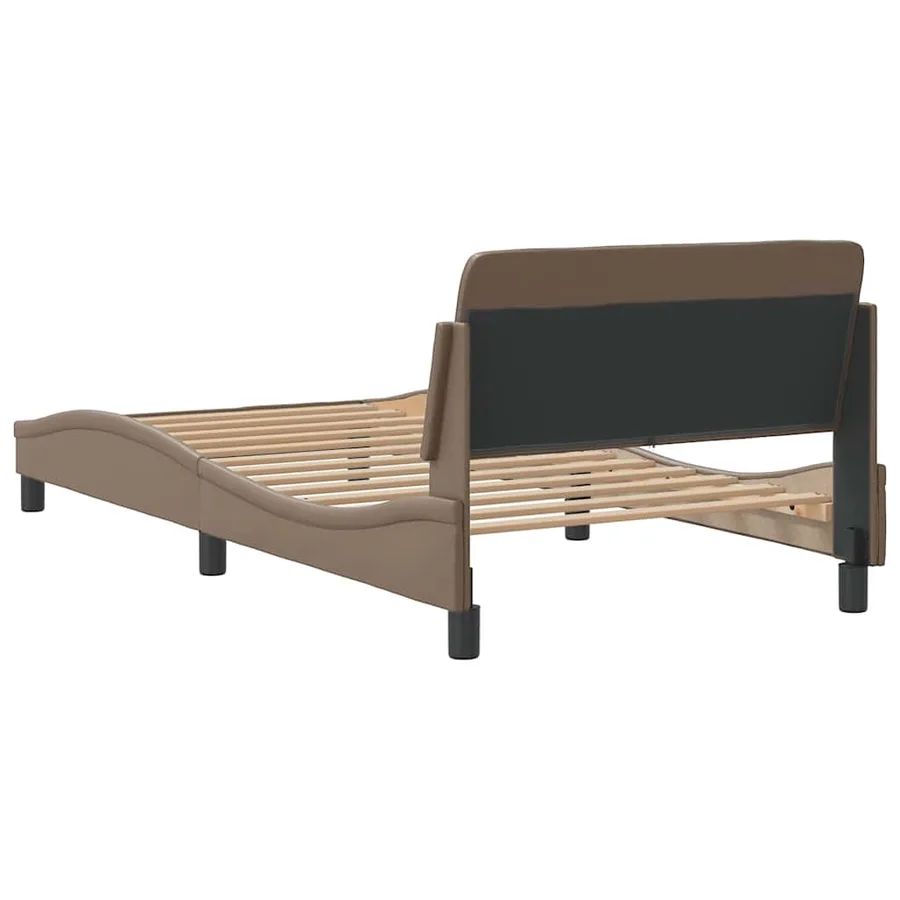 Cadre de lit Dover cappuccino 100x200 cm similicuir - 6