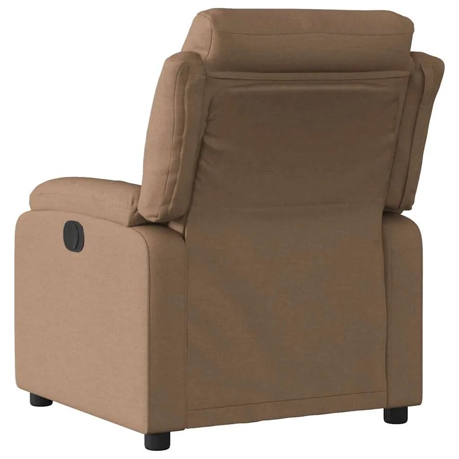 Fauteuil inclinable Marron Tissu - 3